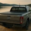 Hard 3-delige opvouwbare aluminium laadbakafdekking voor Ford Ranger dubbele cabine bouwjaar 2012–2022 / 2023+