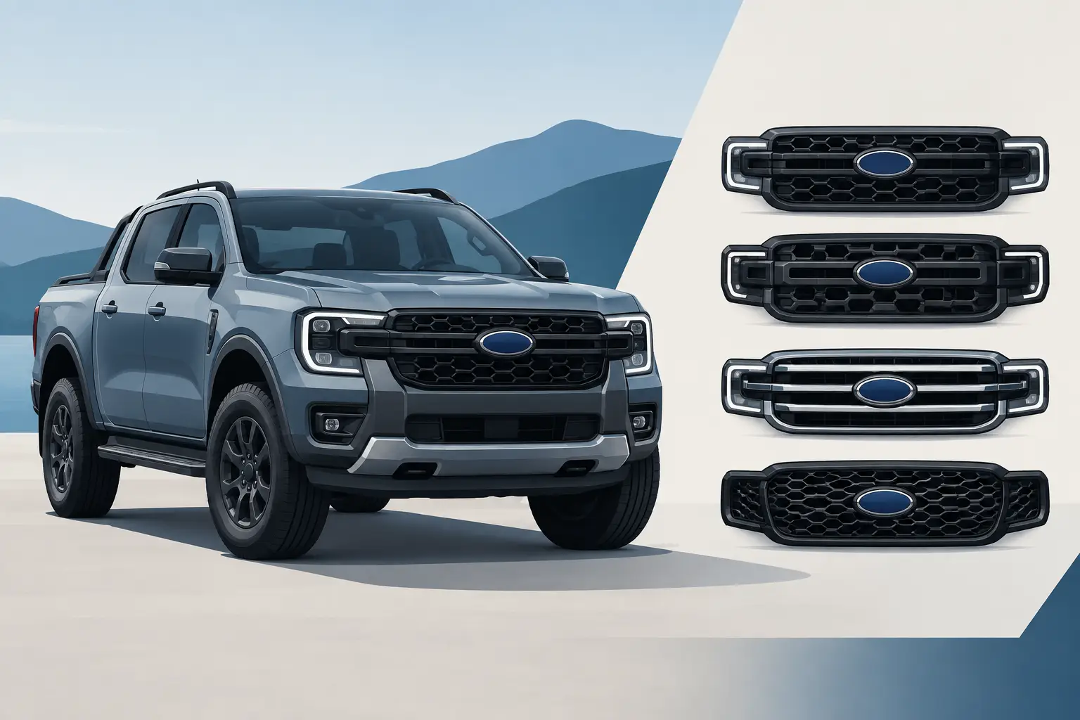 Ford Ranger grille upgrade: wat past bij jouw pick-up?